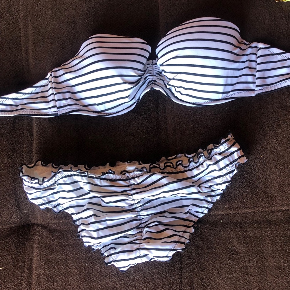 Striped bikini